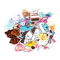 Chutoral BTS Stickers, Variety Vinyl Car Sticker Motorcycle Bicycle Luggage Decal Graffiti Patches Skateboard Stickers for Laptop Stickers(24 Pcs)