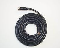 Black Point Products BV-084 25-Foot RG-6 H.D. Coax with Fittings, Black