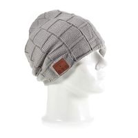 Bluetooth Beanie, Winter Music Hat, Wireless Earphone Beanie Headphones with HD Stereo Speakers Built-in Microphone, for Men Women Grey