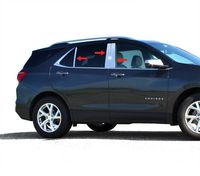 Tyger Auto Made in USA! Works with 2018-2020 Chevy Equinox 6PC Stainless Accent Pillar Post Trim Cover Overlay