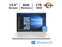 HP Pavilion 15.6" Touchscreen Laptop (AMD Ryzen 3 2200U Processor, 8GB Memory, 1TB Hard Drive, B & O Play, Windows 10 Home) (Ryzen 3 8G 1TB)