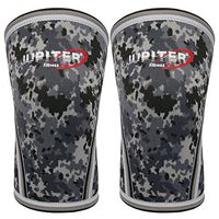 Elbow Sleeves (1 Pair) Support & Compression for Weightlifting, Powerlifting, Crossfit,Tennis, Basketball - 5mm Neoprene Sleeve Perfect for Both Men & Women (2X-Large, Camo)