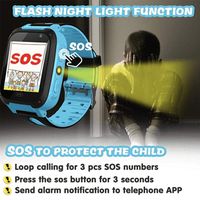 ierkag Children Smart Watch Life Waterproof Anti-Lost Child Positioning Tracking Watch Smart Watches