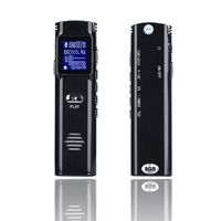 eAnjoy Zinc Alloy 1536 Kbps Digital Voice Recorder with Intelligent Noise Reduction; Crystal Clear Audio Recorder/Mini Voice Recorder with Voice Activation, Password Protection, and Timed Recording