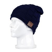 BearsFire Wireless Music Beanie Hat with Bluetooth Headphones Headset Earphone Speaker Mic Unisex Winter Warm Knit Hats Thick Skull Cap for Men Women