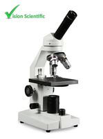 Vision Scientific VME0020-RC-E2 LED Cordless Microscope, 40x-800x Magnification, LED Illumination with Intensity Control, Coarse and Fine Focus, Rechargeable Battery