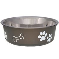 Loving Pets Bella Bowl for Dogs, Medium, Espresso