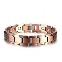 Mishow Pure Copper Magnetic Therapy Bracelet with High Powered Magnets for Arthritis Pain Relief
