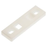 Panduit MTP1S-E6-C Multiple Tie Plate, 1 Bundle, M-S Ties, #6 Screw (100-Pack)