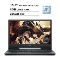 2019 Dell G5 15 5590 15.6 Inch FHD Gaming Laptop (9th Gen Intel 6-Core i7-9750H up to 4.50 GHz, 8GB DDR4 RAM, 256GB SSD, NVIDIA GeForce GTX 1660 Ti, RGB Backlit Keyboard, Windows 10) (Black)