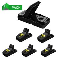 Authenzo Mouse Trap Mice Trap That Work Human Power Mouse Killer Mouse Catcher Quick Effective Sanitary Safe for Families and Pet 6 Pack