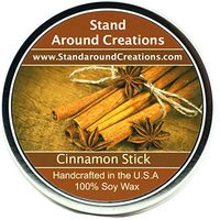 Premium 100% All Natural Soy Wax Aromatherapy Candle - 16oz Tin -Cinnamon Stick: A full bodied scent of rich spicy cinnamon. This fragrance is infused with natural essential oils, including Cinnamon, Clove, Cinnamon Bark and Nutmeg.