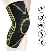 Compression Knee Sleeve, 1 Pair Best Knee Brace Support for Men & Women, Knee Support for Arthritis, ACL, Running, Pain Relief, Injury Recovery, Basketball and More Sports