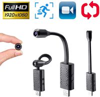 Smallest Spy Camera wireless Hidden,RETTRU Mini HD 1080P Portable USB Small Micro Covert Nanny Camera with Night Vision and Motion Detection for Home Office Security Surveillance Indoor/Outdoor Spying