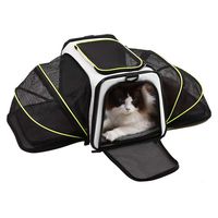 Akinerri Airline Approved Pet Carriers,Soft Sided Collapsible Pet Travel Carrier for Medium Puppy and Cats