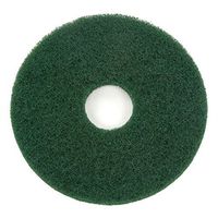 13" Green Scrubbing Pad, 5/Case