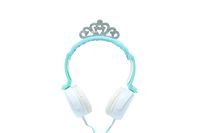 Gabba Goods Premium Design Princess Crown Over The Ear Comfort Padded Stereo Headphones AUX Cable | Earphones