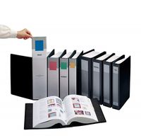 ProFolio by Itoya, SpringPost Binder - 5 Interchangeable Color-Coded Spines and 5 Tabbed Dividers , 3" Paper Capacity
