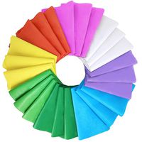 Supa 160 Sheets 8 Easter Day Multicolor Tissue Paper Bulk Wrapping Tissue Paper 20 x 27" for Art Craft Floral DIY Birthday Love Theme Party Tissue Valentine's Day Paper Pom Pom