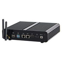 4K Fanless Mini PC,Desktop Computers,Windows 10 Pro/Linux Ubuntu,Intel Core I7 7500U,(Black),[HUNSN BM02],[DP/HDMI/2LAN/4USB3.0/4USB2.0/Optical/SD Card Reader/WiFi],(32G RAM/240G SSD/1TB HDD)
