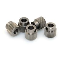 BIQU Extruder Pulley 36Teeth Bore 5mm Stainless Steel Drive Gear for 1.75mm & 3mm 3D Printer Filament (Pack of 5pcs)