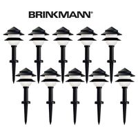 Brinkmann Yard Lites Low Voltage Landscape Path Lighting, 10 Light Set