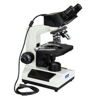OMAX 40X-400X Binocular Compound Microscope+Built-in 3MP Digital Cam