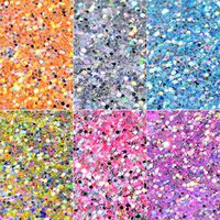 Vincent&July New Nail Powder Neon Mirror Glitter Mirror Effect Rainbow Crystal Opal Nail Art Decoration