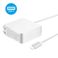87W USB Type C Power Adapter Charger, White