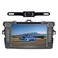 Car Stereo for Toyota Corolla (Support Year 2007 2008 2009 2010) 8 inch Indash CAR DVD Player GPS Navigation Navi iPod Bluetooth Rear Camera HD Touchscreen Radio RDS FM PIP Free Map CD8963R