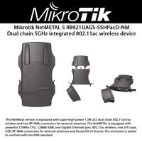 Mikrotik NetMETAL 5 RB921UAGS-5SHPacD-NM 2000mW 11ac OSL4 PoE AP/Backbone/CPE