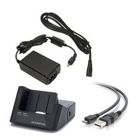 Olympus Accessories Kit for DS-2600, DS-9000 & DS9500 (Cradle, Power adapter , USB Cable)