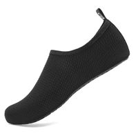Water Shoes for Womens and Mens Summer Barefoot Shoes Quick Dry Aqua Socks for Beach Swim Yoga Exercise (Blisters-Black, 48/49)