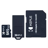 64GB microSD Memory Card | Micro SD 64GB Class 10 Compatible with HTC U11, U12, U11, U11+, U12 Desire, U12+, 10 pro, One M7, M8, M9, M9+, A9 (SD and USB Adapter Included)
