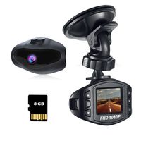 Acumen Dash Cam for Cars 1080P FHD Driving Recorder Vehicle Dashboard Camera with Wide Angle 1.5" LCD Screen CMOS Sensor Loop Recording Memory Card Included (Black)