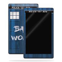 MightySkins Skin Compatible with Amazon Kindle Fire HD 10 (2017) - Time Lord Box | Protective, Durable, and Unique Vinyl Decal wrap Cover | Easy to Apply, Remove, and Change Styles | Made in The USA