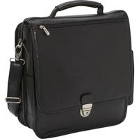 Bellino The Reporter Leather Vertical Case, Black