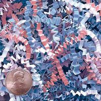 6oz Bag U Choose Size LT Blue Pink White Gift Basket Shred Crinkle Paper Filler Bedding nfLG -1658