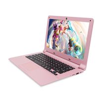 Smartbook A116 High-Performance 11.6 inch Ultra-Thin Portable Office Entertainment Notebook only 0.8KG (Intel Quad-core Processor, pre-Installed Windows 10 Professional, Office 2010 (2G+32GB, Pink)
