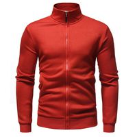 Solid Blouse Tops for Men Slim Fit Sweatshirt Coats Casual Hoodies Outwear Tracksuit Outwear Jacket Slim Fit WEI MOLO