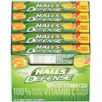 HALLS Vitamin-C Citrus (Pack of 20)