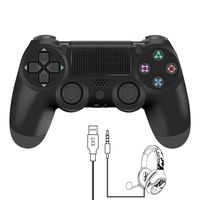 YCCTEAM Wireless Controller for PS4 - Video Game Precision Control Gamepad Joystick for Playstation 4/Pro/Slim (Black)