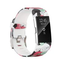 honecumi Colorful Watch Band Replacement for Fitbit Charge 2 Wrist Strap for Men & Women Quick Release Strap Band Compatible with Fitbit Charge 2 Smart Watch-Large Size -Circle