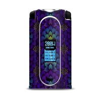 IT'S A SKIN Decal Vinyl Wrap for VooPoo VMate 200w Mod Vape Sticker Sleeve Cover/Floral Feather Pattern