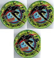 Batman Beyond Super Hero Birthday Party 7" Dessert Paper Plates - 24 Plates