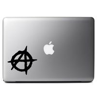 Anarchy Symbol Outline Vinyl Sticker Laptop iPhone Cell Decal