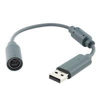 Insten Wired Controller USB Breakaway Cable Cord for Microsoft XBOX 360