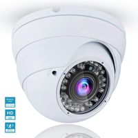 CTVISON Analog Camera Dome Security Camera Full 5.0MP HD 4-in-1 (TVI/AHD/CVI/CVBS) 2.8-12mm Varifocal Lens Day/Night Infrared Indoor Surveillance CCTV Dome Camera