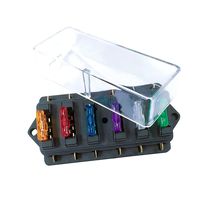 MagiDeal 12V-24V Car 6 Way Circuit Standard Blade Fuse Box Holder Distribution Block