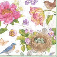 Cocktail Napkins Paper for Bridal Shower Wedding Birthday Party Spring Sketchbook Pk 40